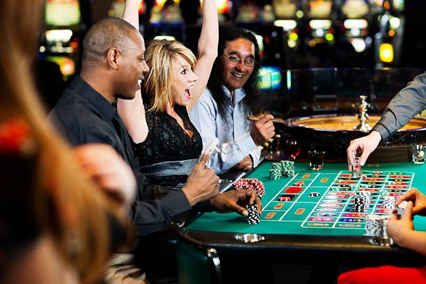 Multi-camera live baccarat studio with HD video stream